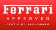 Ferrari Certified This Vehicle is Ferrari OEM Certified